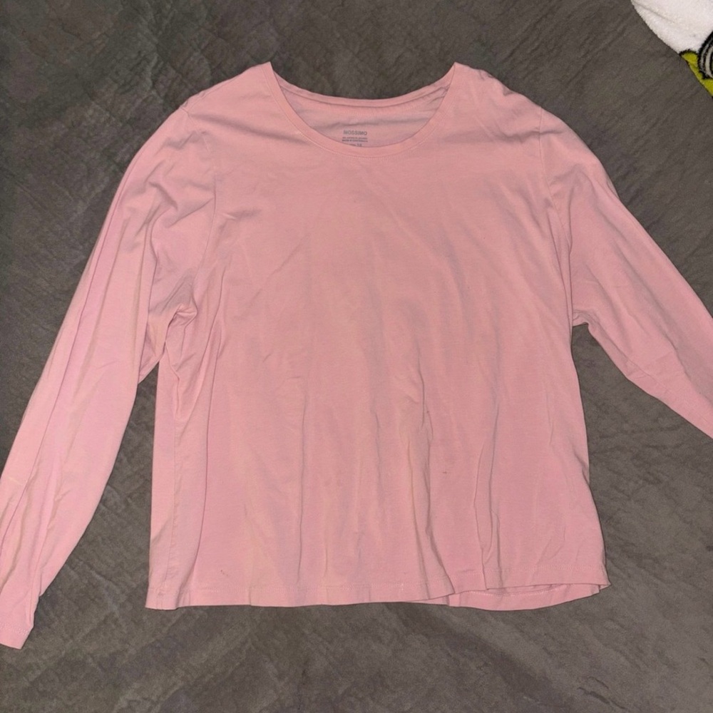 Mossimo Supply Co. Light Pink Long Sleeve Top